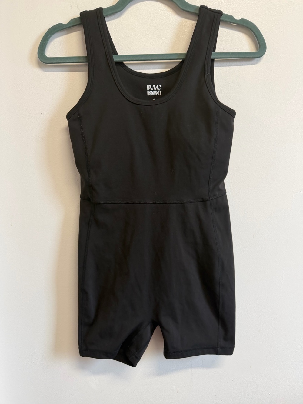 PAC 1989 Black Active Romper Unitard Size Small activewear